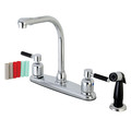 Kaiser FB751DKL 8-Inch Centerset Kitchen Faucet with Sprayer FB751DKL